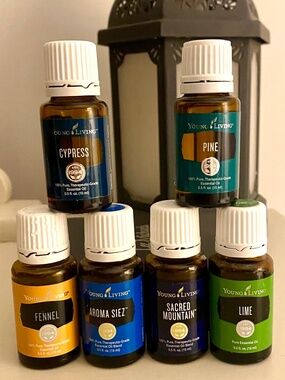 Young Living essential oils Sacred Mountain and/or Aroma Siez